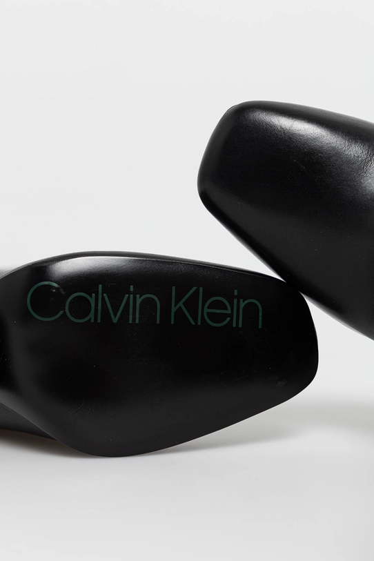 Încălțăminte Calvin Klein Ghete de piele E6250.BLACK negru