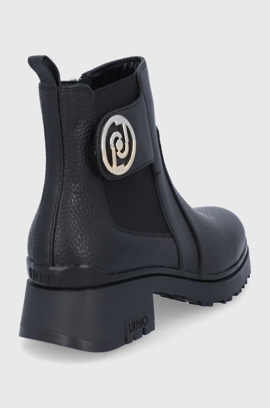 Obuwie Liu Jo Sztyblety skórzane SF1053P010222222 SF1053P010222222 czarny