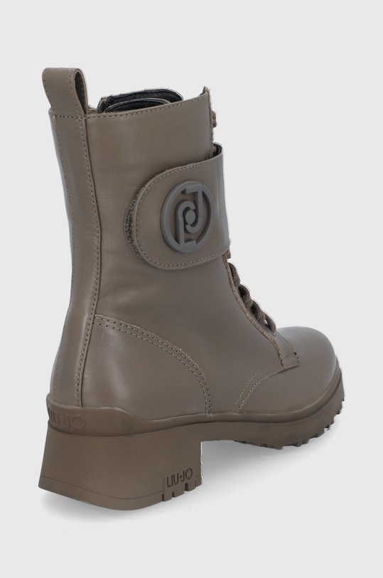 Obuwie Liu Jo Workery skórzane SF1015P010201072 SF1015P010201072 szary