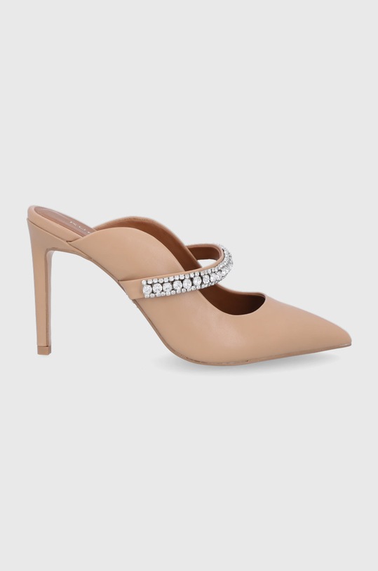 Kožené lodičky Kurt Geiger London Duke přírodní kůže hnědá DUKE.48