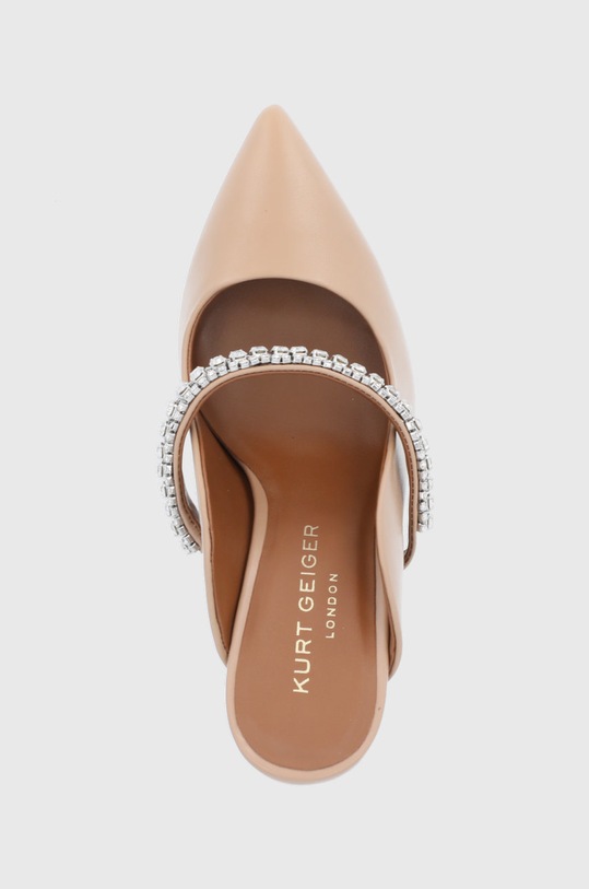 Kožené lodičky Kurt Geiger London Duke hnědá DUKE.48