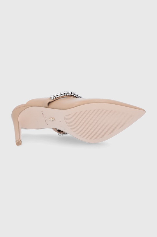 Kožené lodičky Kurt Geiger London Duke DUKE.48 hnědá