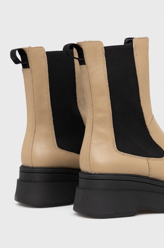 Obuv Kožené topánky Chelsea Vagabond Shoemakers Carla 5142.001.08 béžová