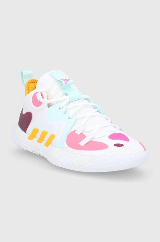 adidas Performance Buty Harden Stepback GV7710.D GV7710.D biały AW21