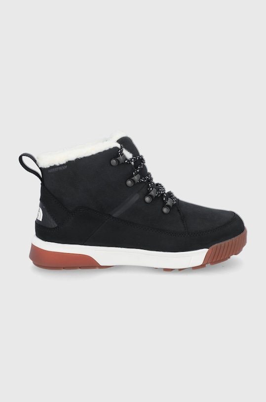 The North Face bőr cipő W SIERRA MID LACE WP nappa bőr fekete NF0A4T3XR0G1