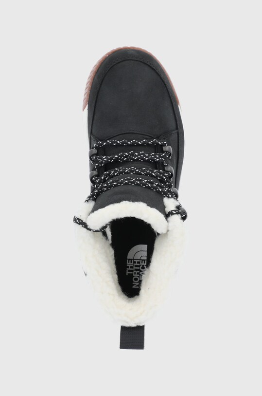 The North Face bőr cipő W SIERRA MID LACE WP fekete NF0A4T3XR0G1