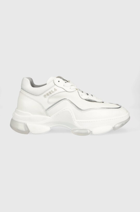 Čevlji Furla Zrnato usnje bela YE29WOF.A0690.0512S