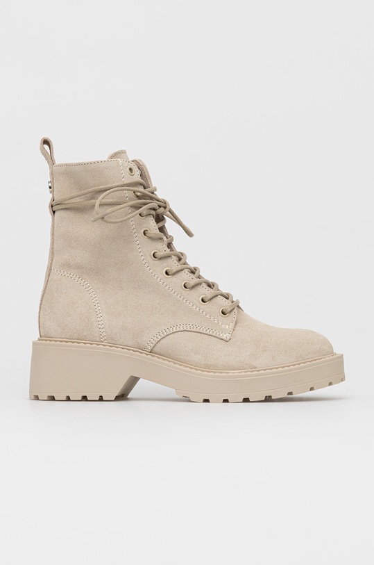 Semišové workery Steve Madden semišová koža béžová SM11000902.BEIGE.SUEDE