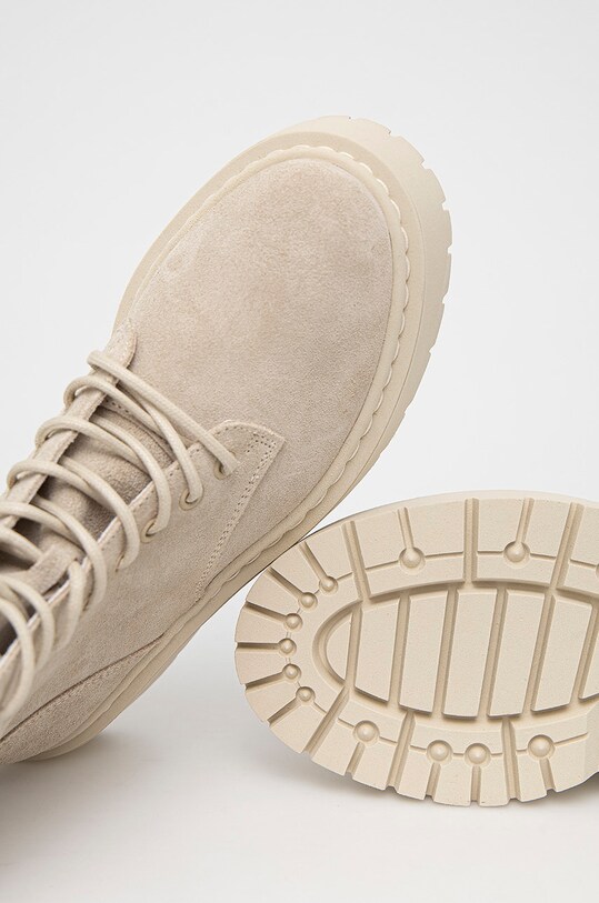 Čizme od brušene kože Steve Madden bež SM11001184.BEIGE.SUEDE