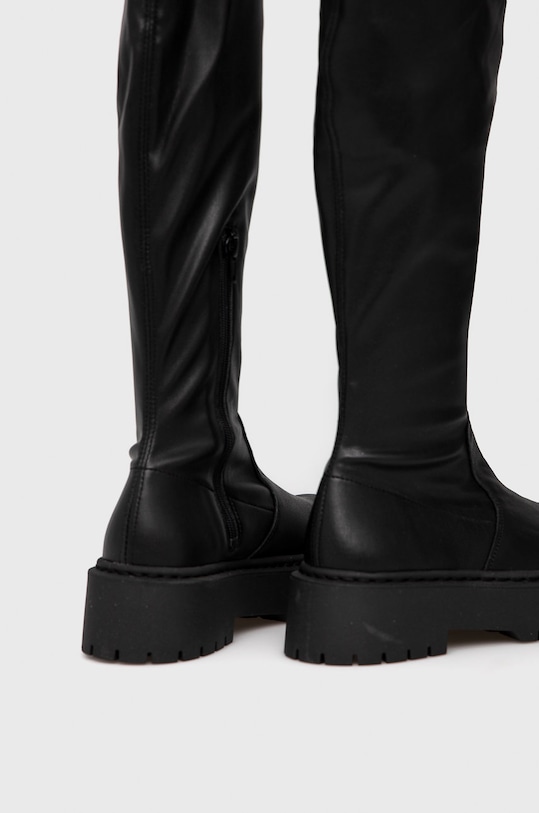 Încălțăminte Steve Madden Ghete de piele SM11001585.BLACK negru