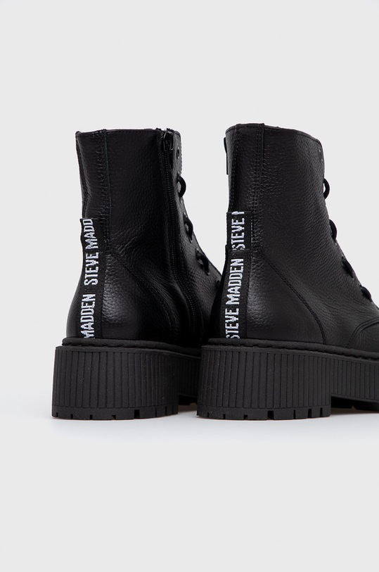Obuwie Steve Madden Workery skórzane Odyl Bootie SM11001646.BLACK.LEATH czarny