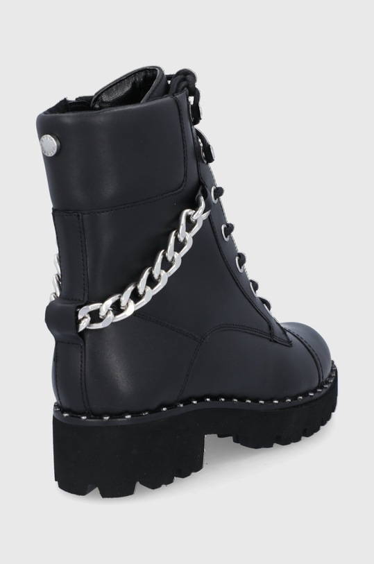Obuwie Steve Madden Botki skórzane Gandaria SM11001357.BLACK.MULT czarny