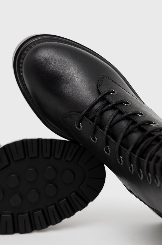 Steve Madden Ghete de piele Neon negru SM11001217.BLACK.MULT