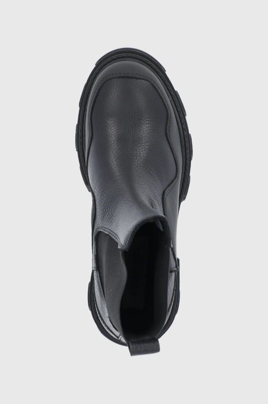 Steve Madden Sztyblety skórzane Merilyn Bootie czarny SM11001689.BLACK.LEAT