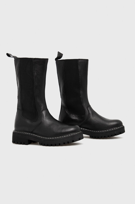 Кожаные полусапоги Mustang 2895503.9 чёрный AW21