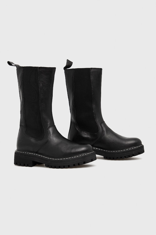 Кожаные полусапоги Mustang 2895503.9 чёрный AW21