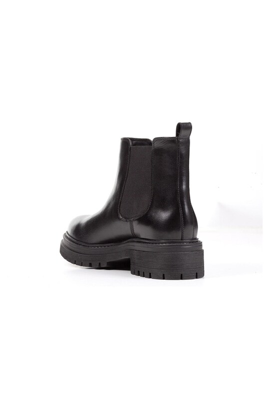 Geox Ghete Chelsea de piele negru D04HRB.00043.IRIDEA.