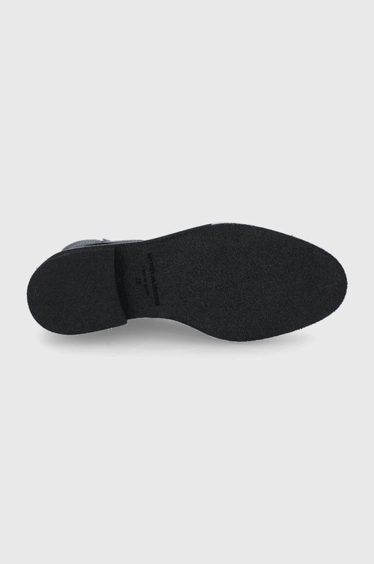 Emporio Armani Cizme de piele X3M334.XF538.BLACK.BLA negru
