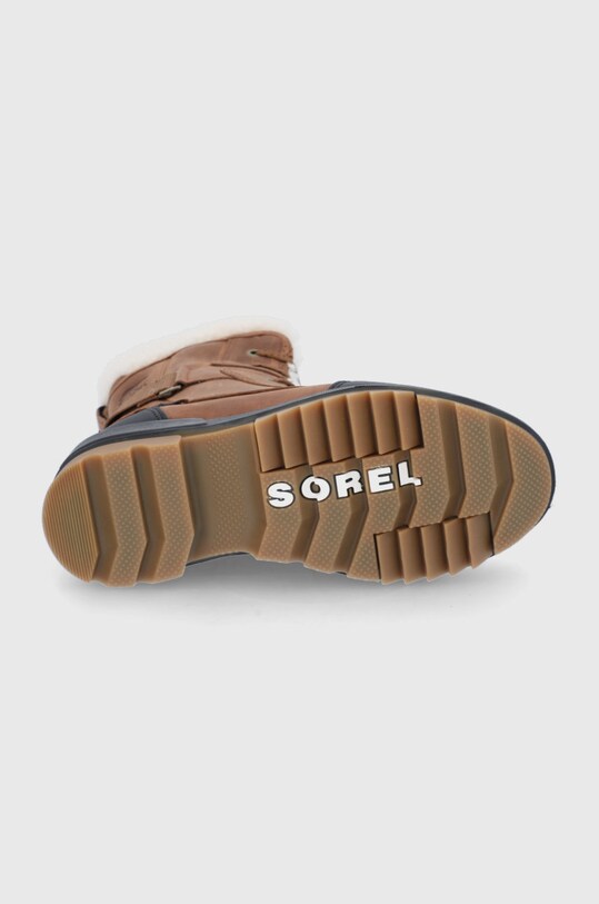 Шкіряні чоботи Sorel Torino II Parc Bot WP 1930321.Velvet.Tan бежевий