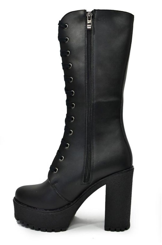 Altercore - Kozaki Alexa Vegan czarny Alexa.Vegan