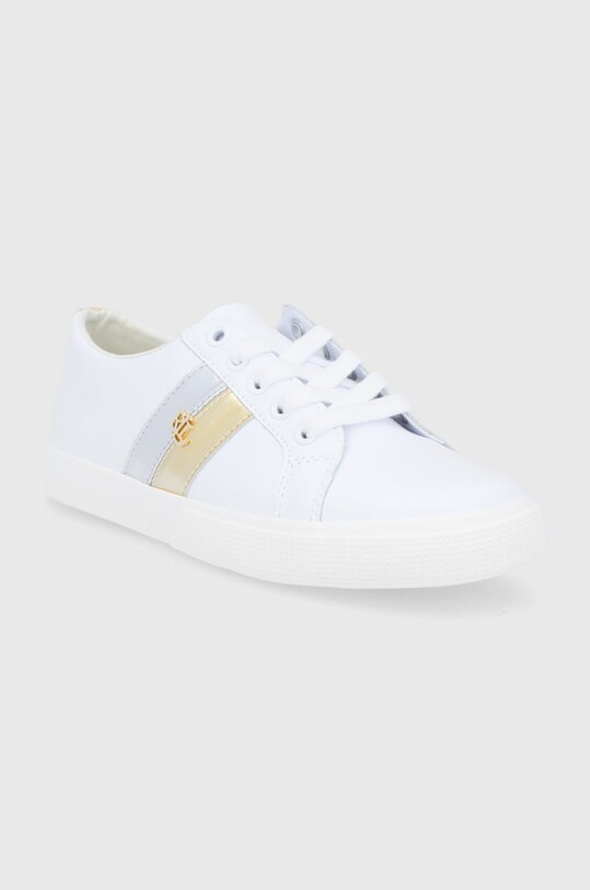 Lauren Ralph Lauren bőr cipő Janson II 802846087001.100 fehér AW21