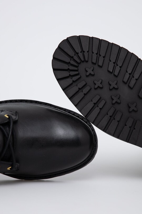 Кожени боти Lauren Ralph Lauren Elridge черен 802838413001.001