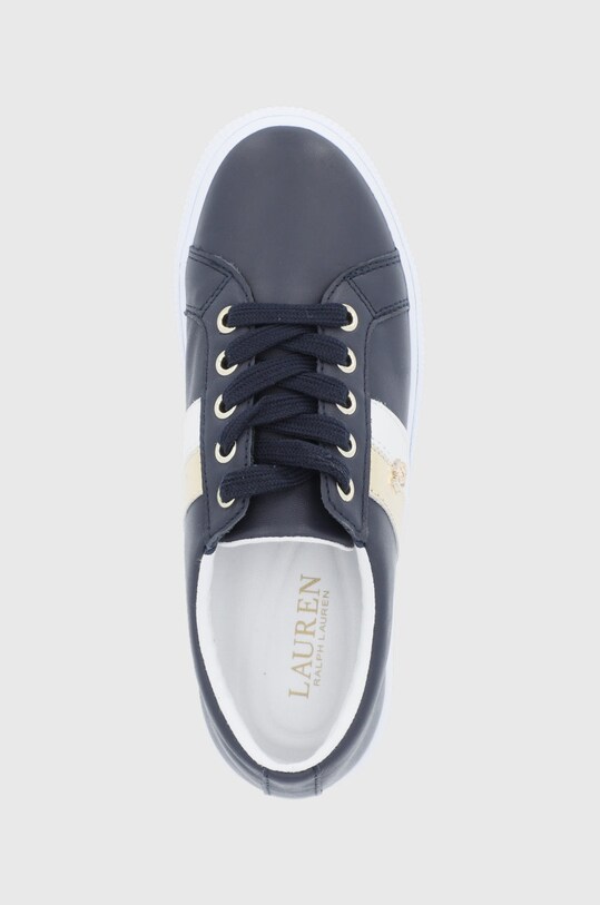 Δερμάτινα παπούτσια Lauren Ralph Lauren σκούρο μπλε 802794077002.999