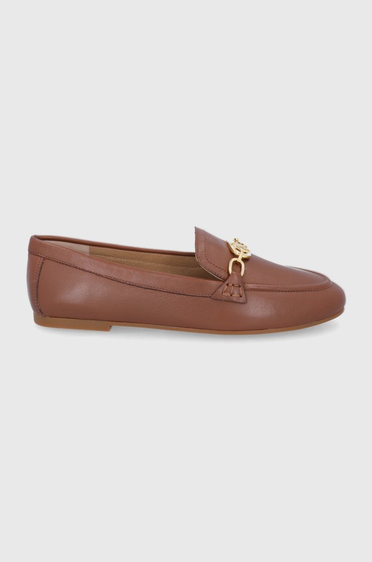 Kožené mokasíny Lauren Ralph Lauren Averi přírodní kůže hnědá 802834983002.270