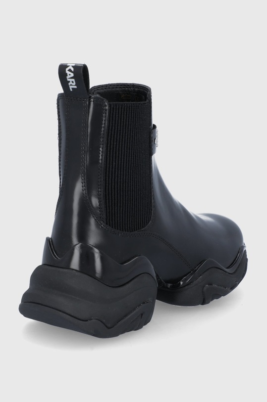 Obuwie Karl Lagerfeld Sztyblety skórzane GEMINI KL62345.00X KL62345.00X czarny