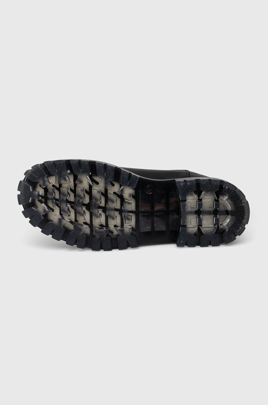 Kožne čizme Karl Lagerfeld BIKER II KL41680.Black.Lthr crna