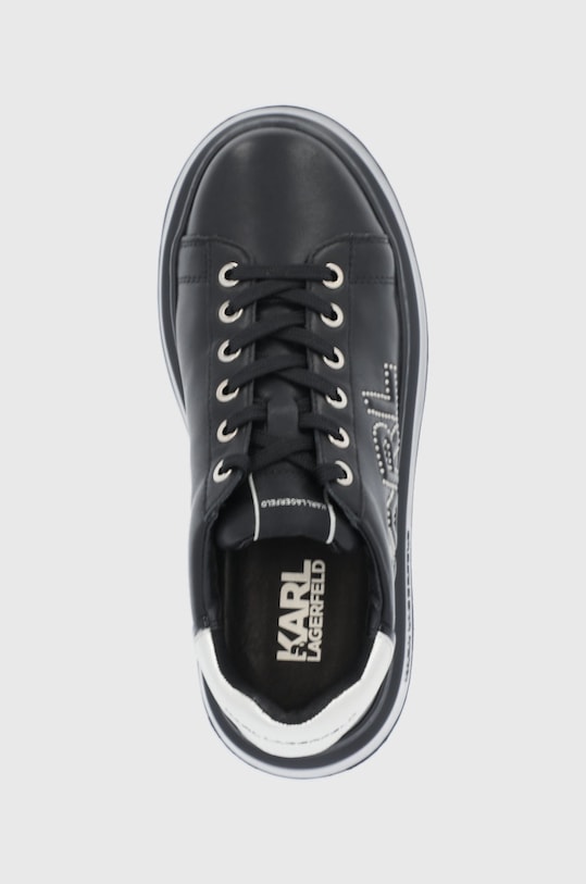 Karl Lagerfeld Buty skórzane KL63521.00G czarny KL63521.00G