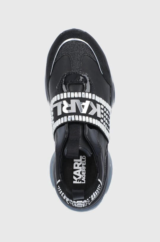 Δερμάτινα παπούτσια Karl Lagerfeld VENTURA 2 μαύρο KL62731.00S