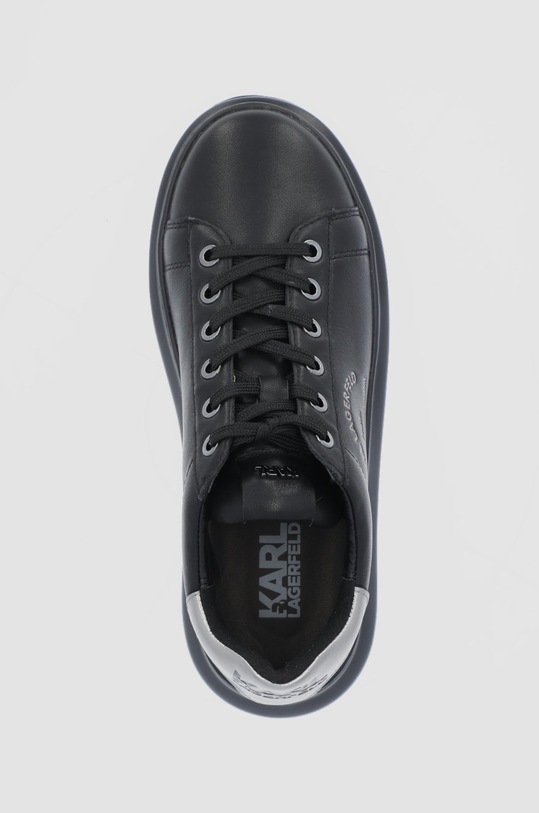 Kožené boty Karl Lagerfeld KAPRI černá KL62538.Black.Lthr.Mon