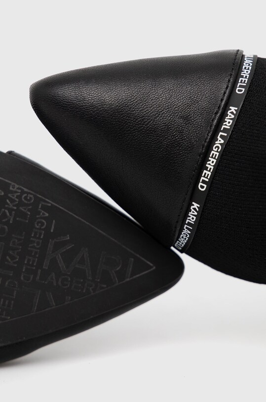 Čizme Karl Lagerfeld PANDARA crna KL31681.K00