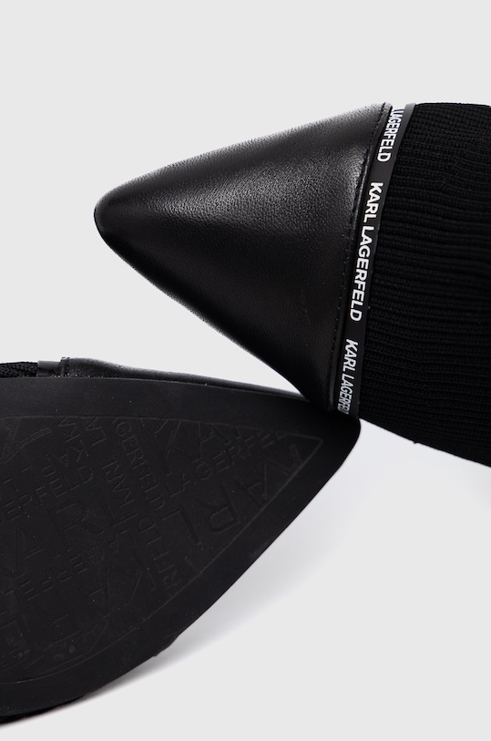 Karl Lagerfeld – Kozaki PANDARA KL31691.Black.Knit.Tex czarny