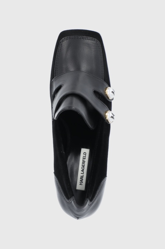 Karl Lagerfeld Czółenka KL31510.Black.Lthr.T czarny KL31510.Black.Lthr.T