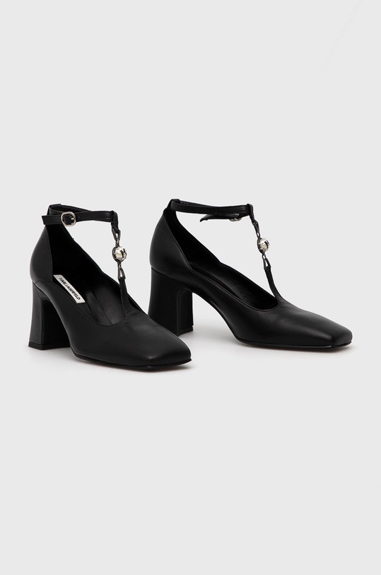 Karl Lagerfeld Czółenka skórzane KL31505.Black.Lthr KL31505.Black.Lthr czarny AW21