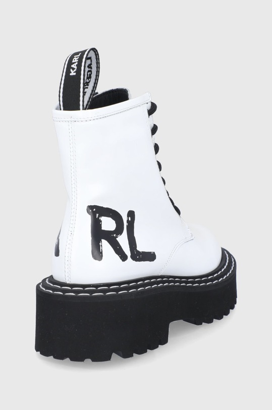 Obuwie Karl Lagerfeld Workery skórzane KL45260I.011 KL45260I.011 biały