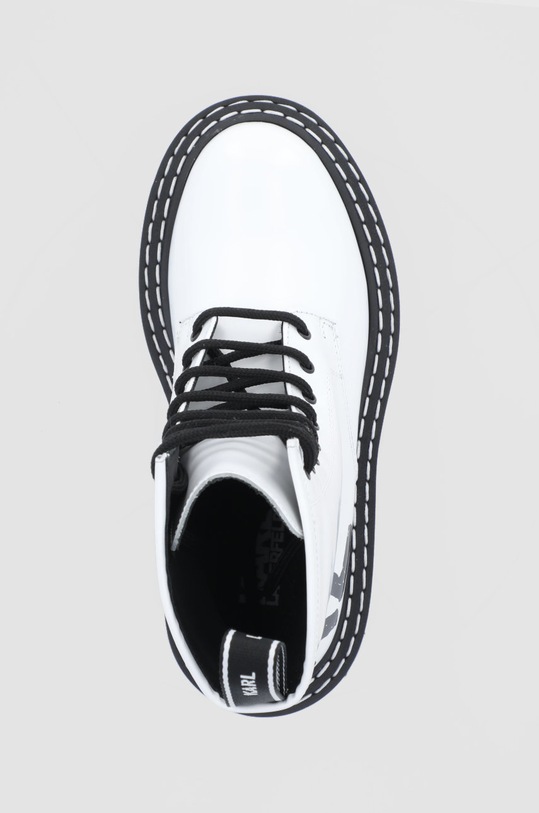 Karl Lagerfeld Workery skórzane KL45260I.011 biały KL45260I.011