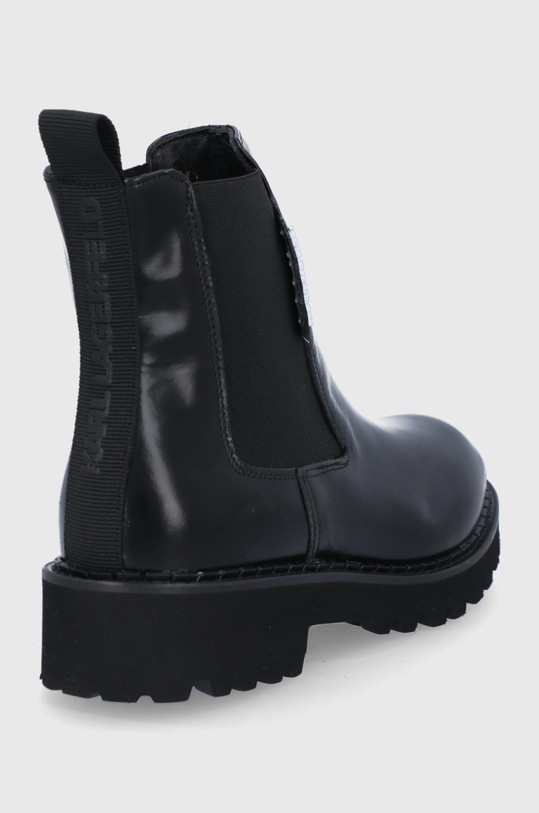Obuv Kožené topánky Chelsea Karl Lagerfeld KL45440I.Black.Lthr čierna