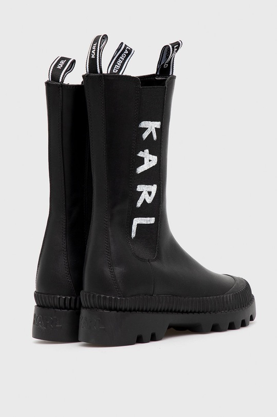Obuwie Karl Lagerfeld Sztyblety skórzane KL42590.000 KL42590.000 czarny