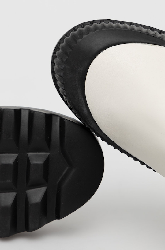 Karl Lagerfeld Sztyblety skórzane KL42590.0T1 biały KL42590.0T1