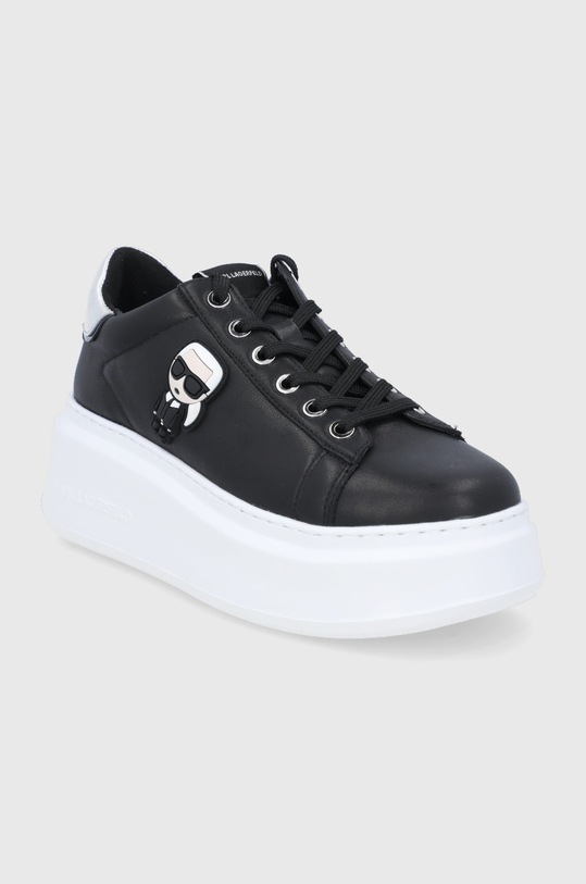 Karl Lagerfeld buty skórzane ANAKAPRI KL63530.000 czarny AW21