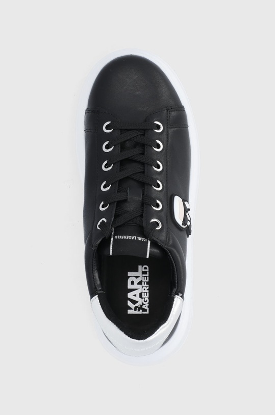 Karl Lagerfeld buty skórzane ANAKAPRI czarny KL63530.000