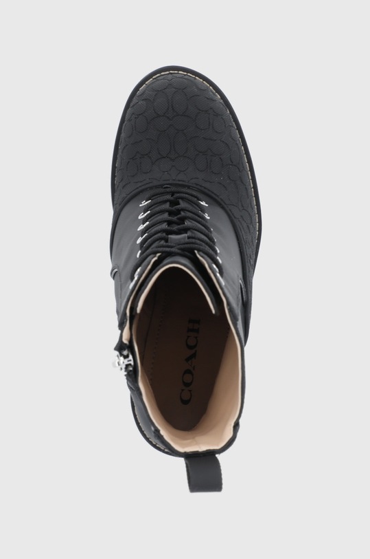 Členkové topánky Coach čierna C5882.BLK