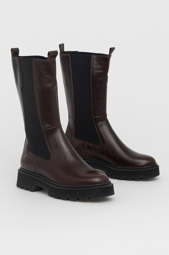 Kurt Geiger London Sztyblety skórzane Stint 5369230109.30 brązowy AW21
