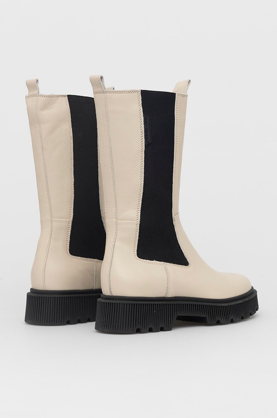Obuwie Kurt Geiger London Sztyblety skórzane Stint 5369241109.41 beżowy