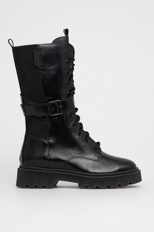 Шкіряні черевики Kurt Geiger London лицьова шкіра чорний 8491900109.00