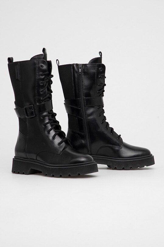 Шкіряні черевики Kurt Geiger London 8491900109.00 чорний AW21