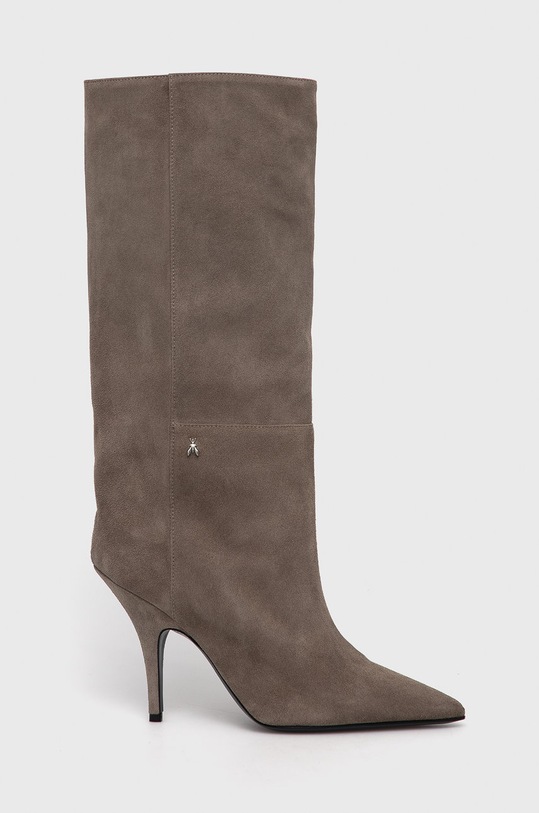 Μπότες σούετ Patrizia Pepe στιλέτο μπεζ 2VA295.B604